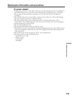 Preview for 179 page of Sony Handycam DCR-PC9 Operating Instructions Manual