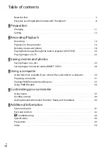 Preview for 10 page of Sony Handycam DCR-PJ5E Operating Manual