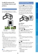 Предварительный просмотр 24 страницы Sony Handycam DCR-PJ6E Instruction & Operation Manual