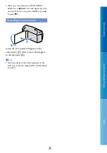 Предварительный просмотр 26 страницы Sony Handycam DCR-PJ6E Instruction & Operation Manual