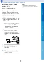 Предварительный просмотр 42 страницы Sony Handycam DCR-PJ6E Instruction & Operation Manual