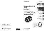 Sony Handycam DCR-SR100E Operating Manual preview