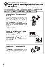 Preview for 10 page of Sony Handycam DCR-SR100E Operating Manual