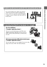 Preview for 11 page of Sony Handycam DCR-SR100E Operating Manual