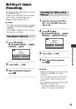 Preview for 61 page of Sony Handycam DCR-SR10E Manual