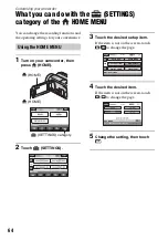 Preview for 64 page of Sony Handycam DCR-SR10E Manual