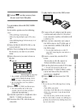 Preview for 49 page of Sony HANDYCAM DCR-SR20 Handbook