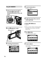 Preview for 10 page of Sony Handycam DCR-SR46 Handbook