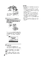 Предварительный просмотр 14 страницы Sony Handycam DCR-SR46 Operating Manual