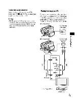 Предварительный просмотр 17 страницы Sony Handycam DCR-SR46 Operating Manual