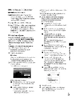 Предварительный просмотр 27 страницы Sony Handycam DCR-SR46 Operating Manual