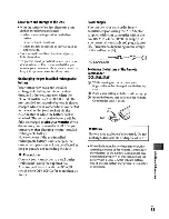 Предварительный просмотр 33 страницы Sony Handycam DCR-SR46 Operating Manual