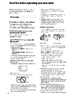 Предварительный просмотр 38 страницы Sony Handycam DCR-SR46 Operating Manual