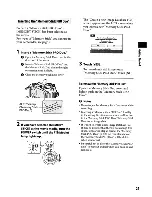 Предварительный просмотр 57 страницы Sony Handycam DCR-SR46 Operating Manual