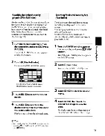 Предварительный просмотр 67 страницы Sony Handycam DCR-SR46 Operating Manual