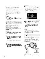 Предварительный просмотр 68 страницы Sony Handycam DCR-SR46 Operating Manual