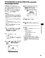 Предварительный просмотр 89 страницы Sony Handycam DCR-SR46 Operating Manual