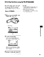 Предварительный просмотр 105 страницы Sony Handycam DCR-SR46 Operating Manual