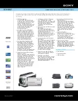 Preview for 1 page of Sony Handycam DCR-SR47 Specifications