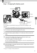 Preview for 9 page of Sony Handycam DCR-SX30E Operating Manual