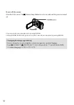 Preview for 12 page of Sony Handycam DCR-SX30E Operating Manual