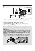 Preview for 16 page of Sony Handycam DCR-SX30E Operating Manual