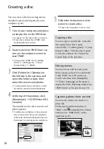 Preview for 26 page of Sony Handycam DCR-SX30E Operating Manual