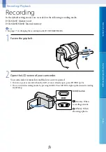 Предварительный просмотр 20 страницы Sony Handycam DCR-SX45E Handbook