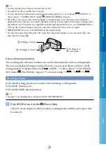 Предварительный просмотр 22 страницы Sony Handycam DCR-SX45E Handbook