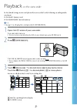 Предварительный просмотр 27 страницы Sony Handycam DCR-SX45E Handbook