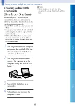 Предварительный просмотр 44 страницы Sony Handycam DCR-SX45E Handbook