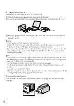 Preview for 12 page of Sony Handycam DCR-SX45E Operating Manual