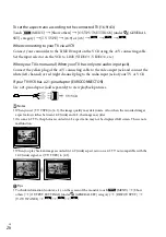 Preview for 26 page of Sony Handycam DCR-SX73E Operating Manual