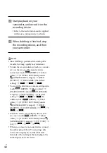 Preview for 42 page of Sony Handycam DCR-SX73E Operating Manual