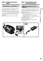 Предварительный просмотр 19 страницы Sony Handycam DCR-TRV141E Operating Instructions Manual