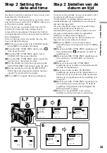 Предварительный просмотр 21 страницы Sony Handycam DCR-TRV141E Operating Instructions Manual