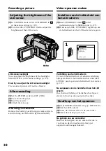 Предварительный просмотр 28 страницы Sony Handycam DCR-TRV141E Operating Instructions Manual