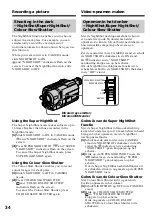 Предварительный просмотр 34 страницы Sony Handycam DCR-TRV141E Operating Instructions Manual