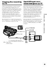 Предварительный просмотр 43 страницы Sony Handycam DCR-TRV141E Operating Instructions Manual