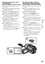 Предварительный просмотр 107 страницы Sony Handycam DCR-TRV141E Operating Instructions Manual