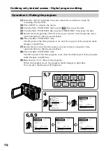 Предварительный просмотр 76 страницы Sony Handycam DCR-TRV15 Operating Instructions Manual