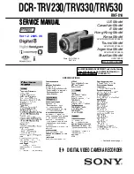 Preview for 1 page of Sony HANDYCAM DCR-TRV230 Service Manual