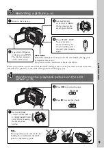 Предварительный просмотр 9 страницы Sony Handycam DCR-TRV230E Operating Instructions Manual