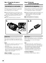 Предварительный просмотр 24 страницы Sony Handycam DCR-TRV240E Operating Instructions Manual