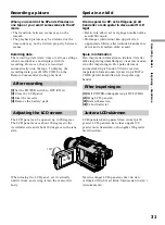 Предварительный просмотр 31 страницы Sony Handycam DCR-TRV240E Operating Instructions Manual