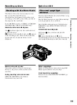 Предварительный просмотр 35 страницы Sony Handycam DCR-TRV240E Operating Instructions Manual