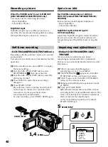 Предварительный просмотр 40 страницы Sony Handycam DCR-TRV240E Operating Instructions Manual