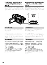 Предварительный просмотр 42 страницы Sony Handycam DCR-TRV240E Operating Instructions Manual