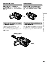 Предварительный просмотр 45 страницы Sony Handycam DCR-TRV240E Operating Instructions Manual