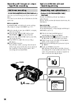 Предварительный просмотр 54 страницы Sony Handycam DCR-TRV240E Operating Instructions Manual